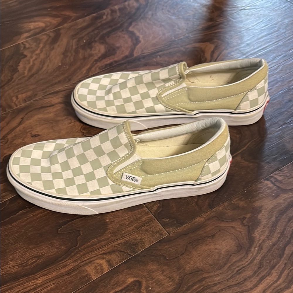 Womens Vans Sage Checkered Slip-On Sneakers